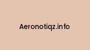 Aeronotiqz.info Coupon Codes