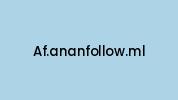 Af.ananfollow.ml Coupon Codes