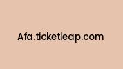 Afa.ticketleap.com Coupon Codes