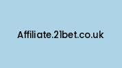 Affiliate.21bet.co.uk Coupon Codes