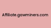 Affiliate.gawminers.com Coupon Codes