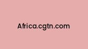 Africa.cgtn.com Coupon Codes