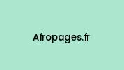 Afropages.fr Coupon Codes