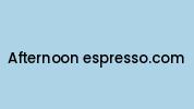 Afternoon-espresso.com Coupon Codes