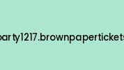 Afterparty1217.brownpapertickets.com Coupon Codes