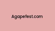 Agapefest.com Coupon Codes
