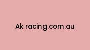Ak-racing.com.au Coupon Codes
