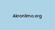 Akronlimo.org Coupon Codes