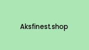 Aksfinest.shop Coupon Codes