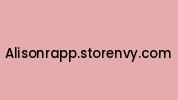 Alisonrapp.storenvy.com Coupon Codes