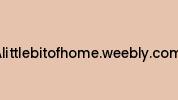 Alittlebitofhome.weebly.com Coupon Codes