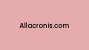 Allacronis.com Coupon Codes