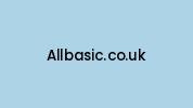 Allbasic.co.uk Coupon Codes