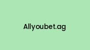 Allyoubet.ag Coupon Codes