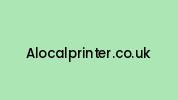 Alocalprinter.co.uk Coupon Codes