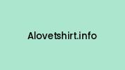 Alovetshirt.info Coupon Codes