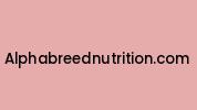Alphabreednutrition.com Coupon Codes