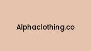 Alphaclothing.co Coupon Codes
