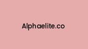 Alphaelite.co Coupon Codes
