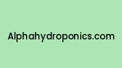 Alphahydroponics.com Coupon Codes