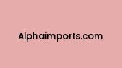 Alphaimports.com Coupon Codes
