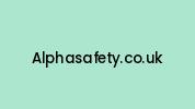 Alphasafety.co.uk Coupon Codes