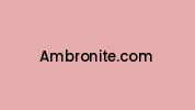 Ambronite.com Coupon Codes
