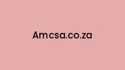 Amcsa.co.za Coupon Codes