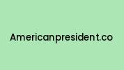 Americanpresident.co Coupon Codes