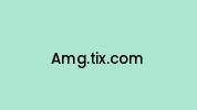 Amg.tix.com Coupon Codes