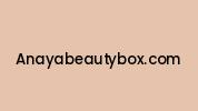 Anayabeautybox.com Coupon Codes
