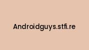 Androidguys.stfi.re Coupon Codes