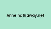 Anne-hathaway.net Coupon Codes