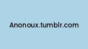 Anonoux.tumblr.com Coupon Codes