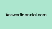 Answerfinancial.com Coupon Codes