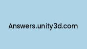 Answers.unity3d.com Coupon Codes