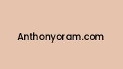 Anthonyoram.com Coupon Codes