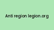 Anti-region-legion.org Coupon Codes