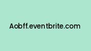 Aobff.eventbrite.com Coupon Codes