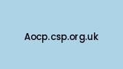 Aocp.csp.org.uk Coupon Codes