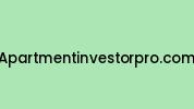 Apartmentinvestorpro.com Coupon Codes