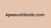Apexnutritionllc.com Coupon Codes