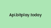 Api.bitplay.today Coupon Codes
