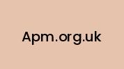 Apm.org.uk Coupon Codes