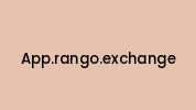 App.rango.exchange Coupon Codes