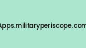 Apps.militaryperiscope.com Coupon Codes