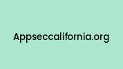 Appseccalifornia.org Coupon Codes