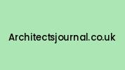 Architectsjournal.co.uk Coupon Codes