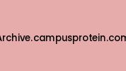 Archive.campusprotein.com Coupon Codes
