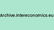 Archive.intereconomics.eu Coupon Codes